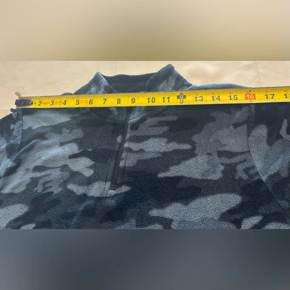 Place Kids Black‎ and Gray Camouflage Sweater 1/4 Zip